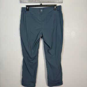 Kuhl Women’s Spire Roll-up Pants Deep Harbor Blue Sz 16 Short Hiking Gorpcore